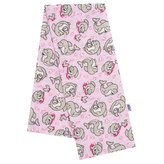 Bavlněná plena s potiskem New Baby fialová s delfínem