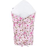 Klasická šněrovací zavinovačka New Baby růžoví motýli