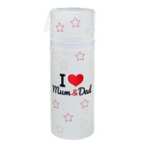 Termoobal Standard New Baby I love Mum and Dad bílý