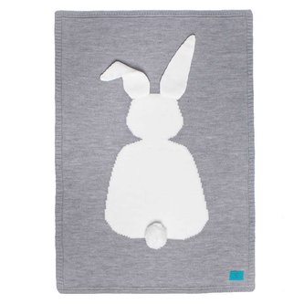 Dětská 3D deka Belisima Králíček šedá