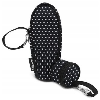 Termoobal s pouzdrem na šidítko Baby Ono černo bílý