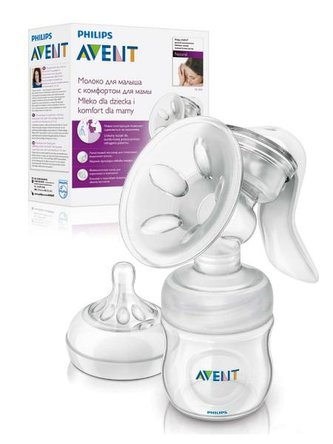 Ruční odsávačka Avent Natural + Natural systém