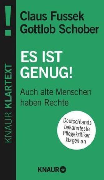 Es ist genug!