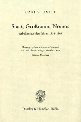 Staat, Großraum, Nomos