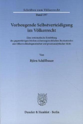 Vorbeugende Selbstverteidigung im Völkerrecht