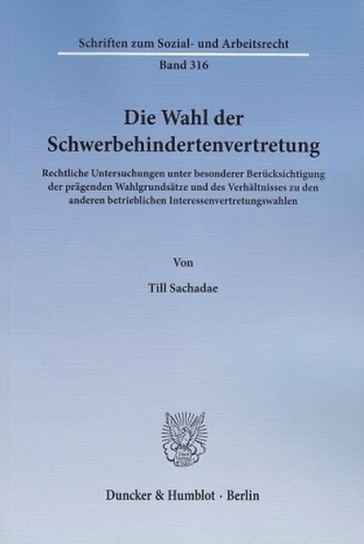 Die Wahl der Schwerbehindertenvertretung