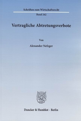 Vertragliche Abtretungsverbote