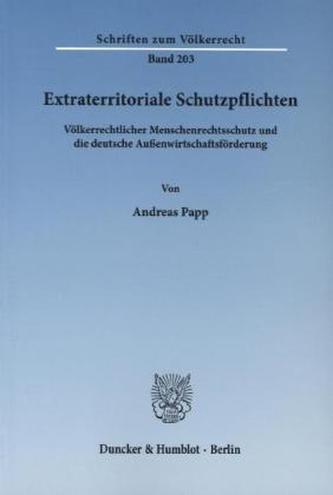 Extraterritoriale Schutzpflichten.