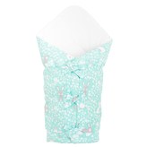 Klasická šněrovací zavinovačka New Baby Králíčci mátová