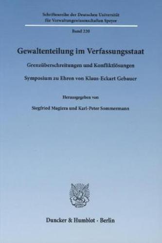 Gewaltenteilung im Verfassungsstaat