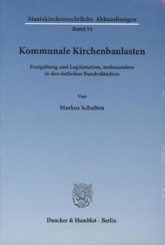 Kommunale Kirchenbaulasten.