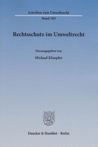 Rechtsschutz im Umweltrecht
