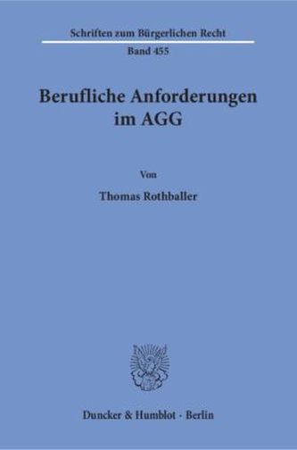 Berufliche Anforderungen im AGG