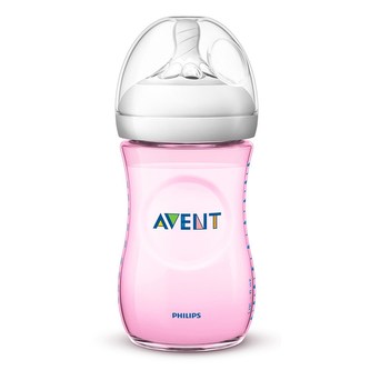 Kojenecká láhev Avent Natural 260 ml růžová