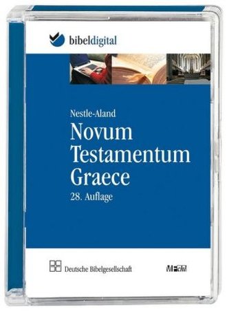 Novum Testamentum Graece, 28. Aufl., 1 CD-ROM