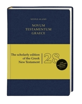 Novum Testamentum Graece, 28. revidierte Auflage - Lederoptik, blau