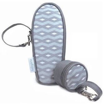 Termoobal s pouzdrem na šidítko Baby Ono světle šedý