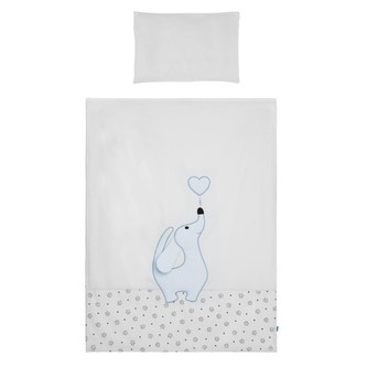 6-dílné ložní povlečení Belisima Lovely Puppy 100/135 modré