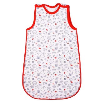 Kojenecký zateplený spací pytel New Baby Hedgehog červený Kojenecký zateplený spací pytel New Baby Hedgehog červený