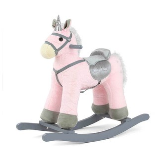 Houpací koník s melodií Milly Mally PePe růžový