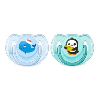 Šidítko Avent 2ks oceán pro kluky 6-18m - velikost 6-18 m