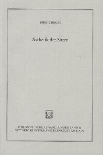 Ästhetik der Sitten