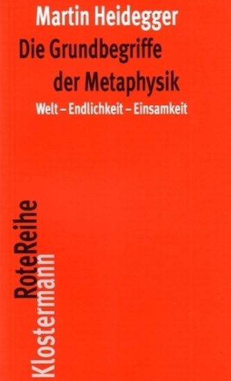 Die Grundbegriffe der Metaphysik