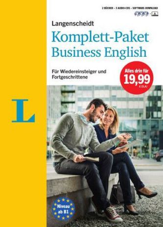 Langenscheidt Komplett-Paket Business English, 2 Bücher, 3 Audio-CDs und Software-Download