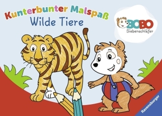 Bobo Siebenschläfer - Kunterbunter Malspaß Wilde Tiere