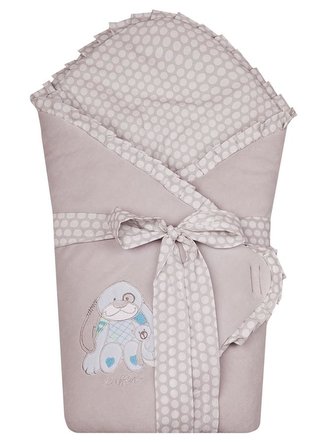 Semišková zavinovačka s mašlí Womar zajíček