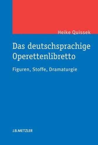 Das deutschsprachige Operettenlibretto