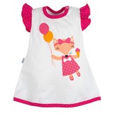 Kojenecké letní šatičky s čelenkou New Baby Liška - velikost 74 (6-9m)