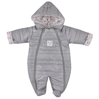 Zimní kojenecká kombinéza Koala Pumi holka šedá - velikost 80 (9-12m) Zimní kojenecká kombinéza Koala Pumi holka šedá - velikost 80 (9-12m)