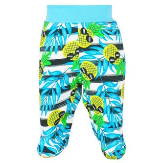 Kojenecké polodupačky Koala Tropical modré - velikost 62 (3-6m)