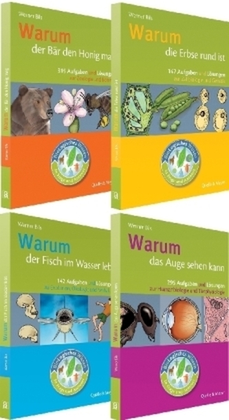 Biologisches Wissen in Frage und Antwort, 4 Bde. m. CD-ROM