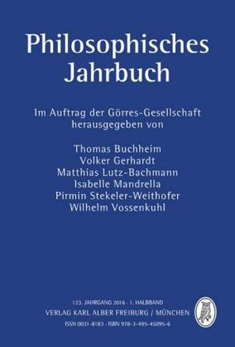 Philosophisches Jahrbuch 123/I. Bd.123/1