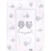 Přebalovací podložka měkká New Baby Emotions bílá 70x50cm