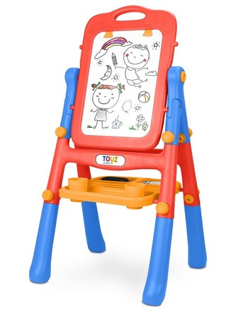 Oboustranná edukační tabule Toyz red