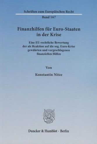 Finanzhilfen für Euro-Staaten in der Krise.