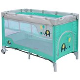 Dětská cestovní postýlka Baby Mix Sloni Mint
