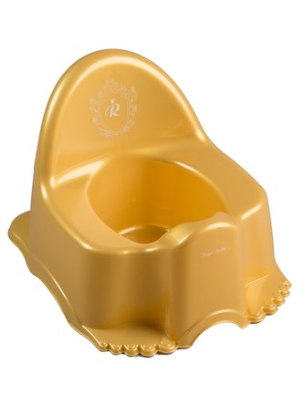Hrající dětský nočník Royal zlatý