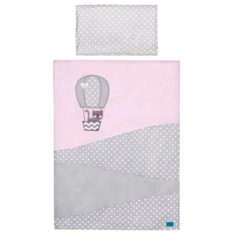 3-dílné ložní povlečení Belisima Balón 100/135 růžové