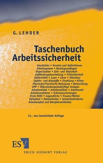 Taschenbuch Arbeitssicherheit Taschenbuch Arbeitssicherheit