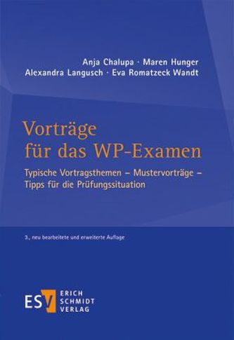 Vorträge für das WP-Examen