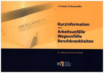 Kurzinformation über Arbeitsunfälle Wegeunfälle Berufskrankheiten
