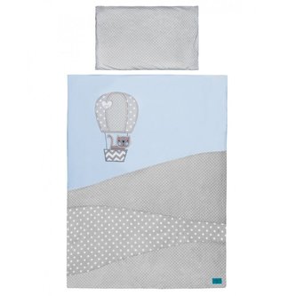 2-dílné ložní povlečení Belisima Balón 90/120 modré