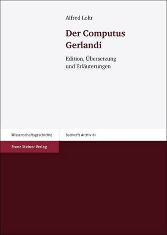 Der Computus Gerlandi, m. CD-ROM