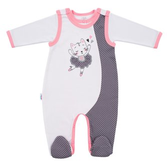 2-dílná bavlněná souprava New Baby Ballerina - velikost 68 (4-6m)