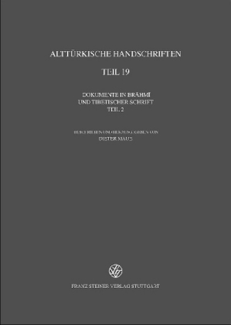 Dokumente in Brahmi und tibetischer Schrift. Tl.2