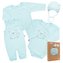Kojenecká soupravička do porodnice New Baby Sweet Bear modrá - velikost 62 (3-6m)